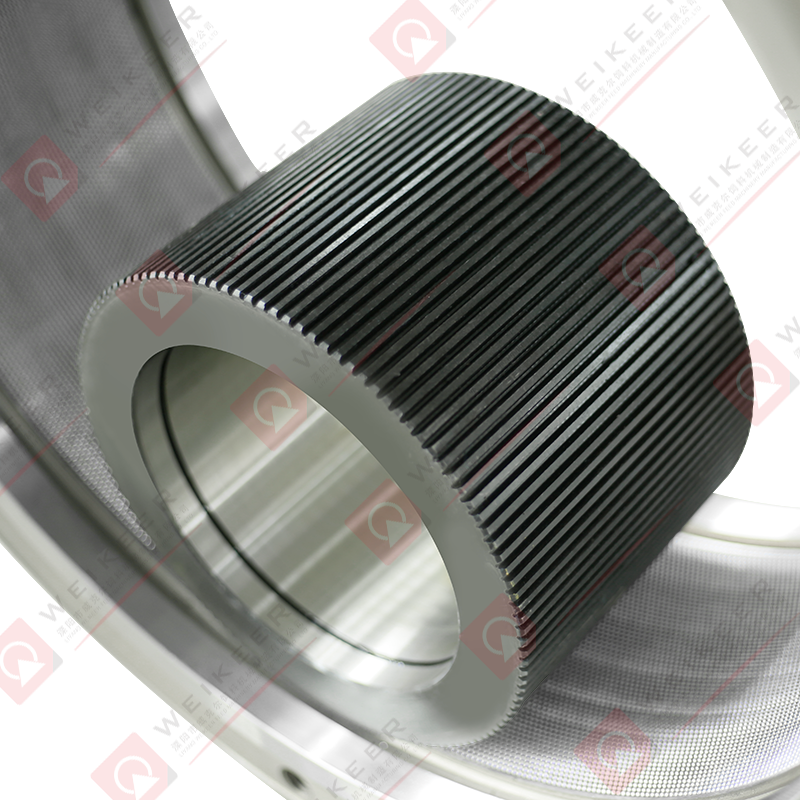 Wałek do peletek ze stali stopowej z otwartym końcem